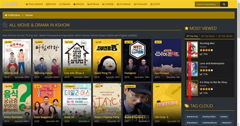 10+ Best Websites to Watch & Download Korean Variety Shows Eng Sub.